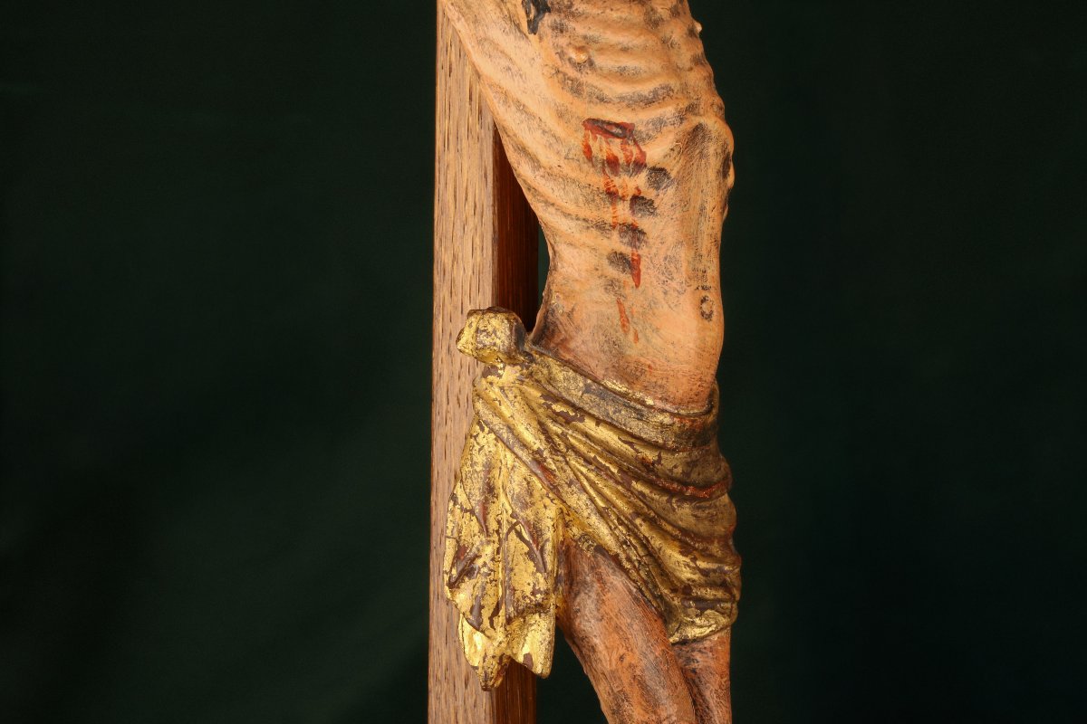 Christ en Croix Espagnol XVIIem siècle-photo-2