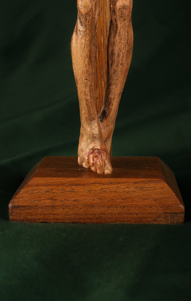 Christ en Croix Espagnol XVIIem siècle-photo-7