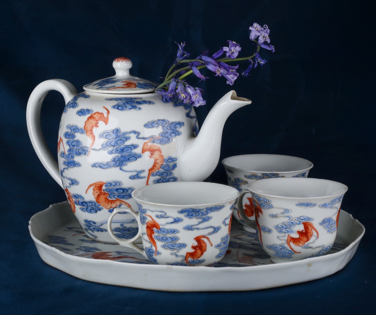 Service à thé en porcelaine de Chine 