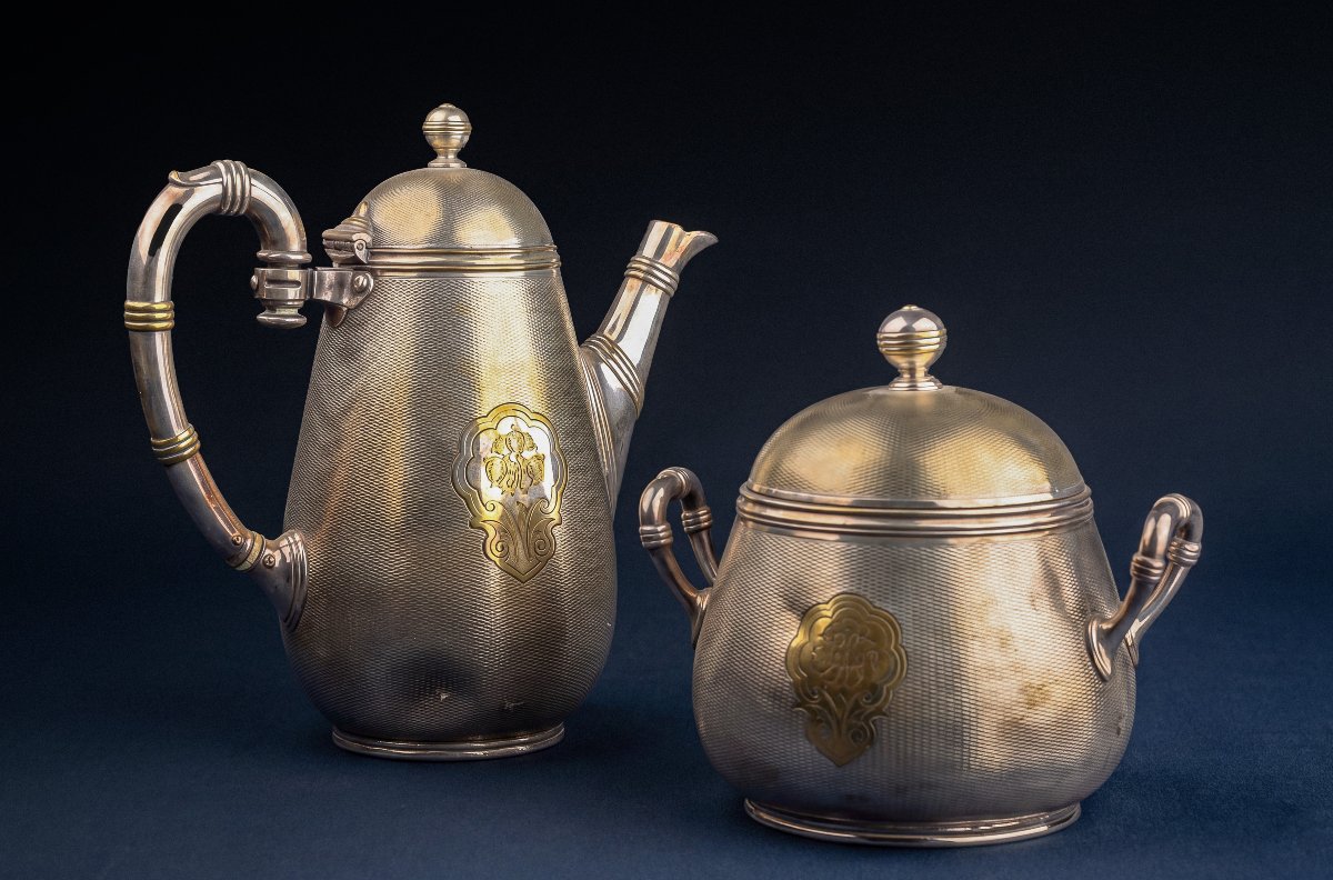 Théière et son pot a sucre 