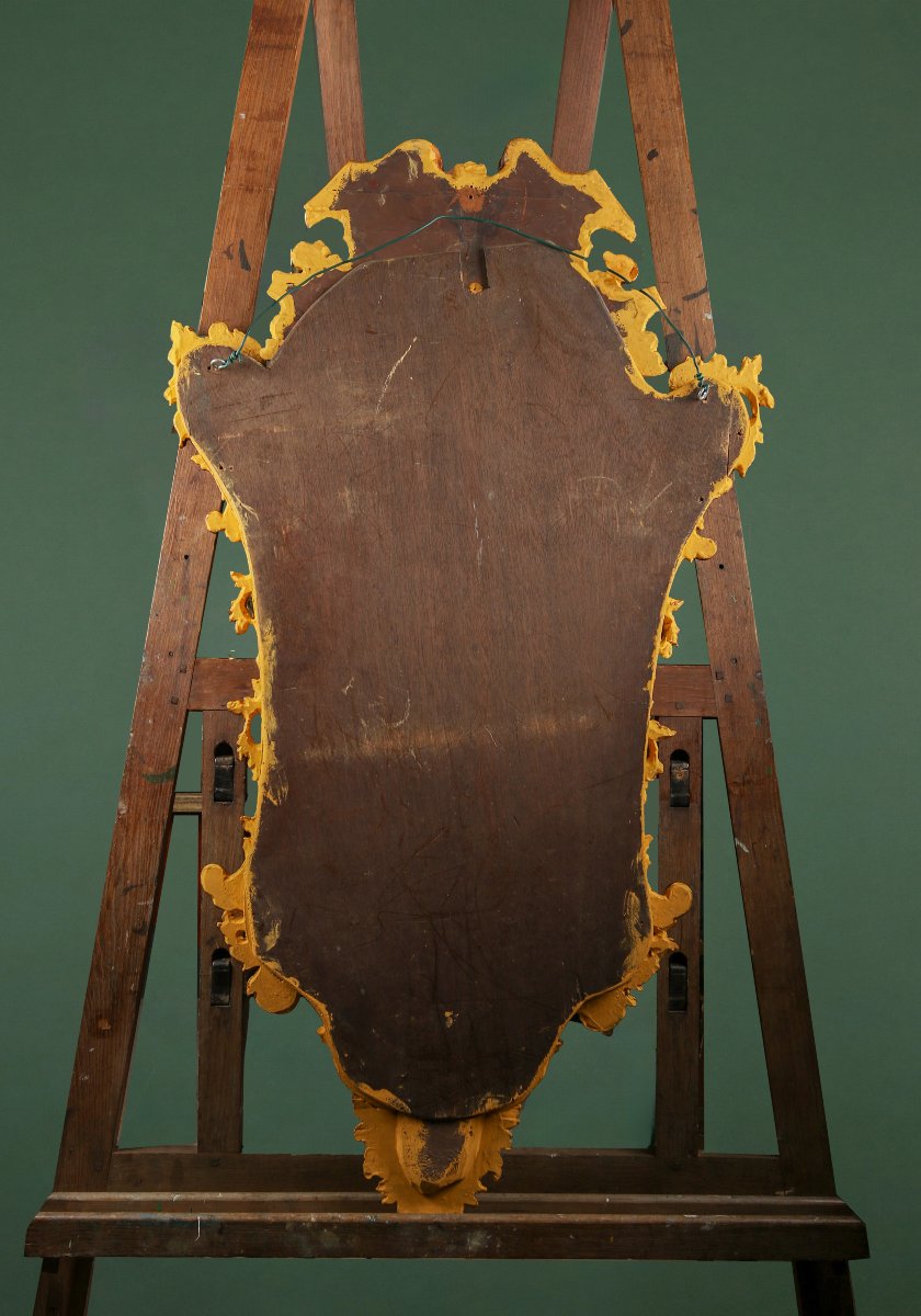 Miroir Italien d'époque XVIIIem-photo-1