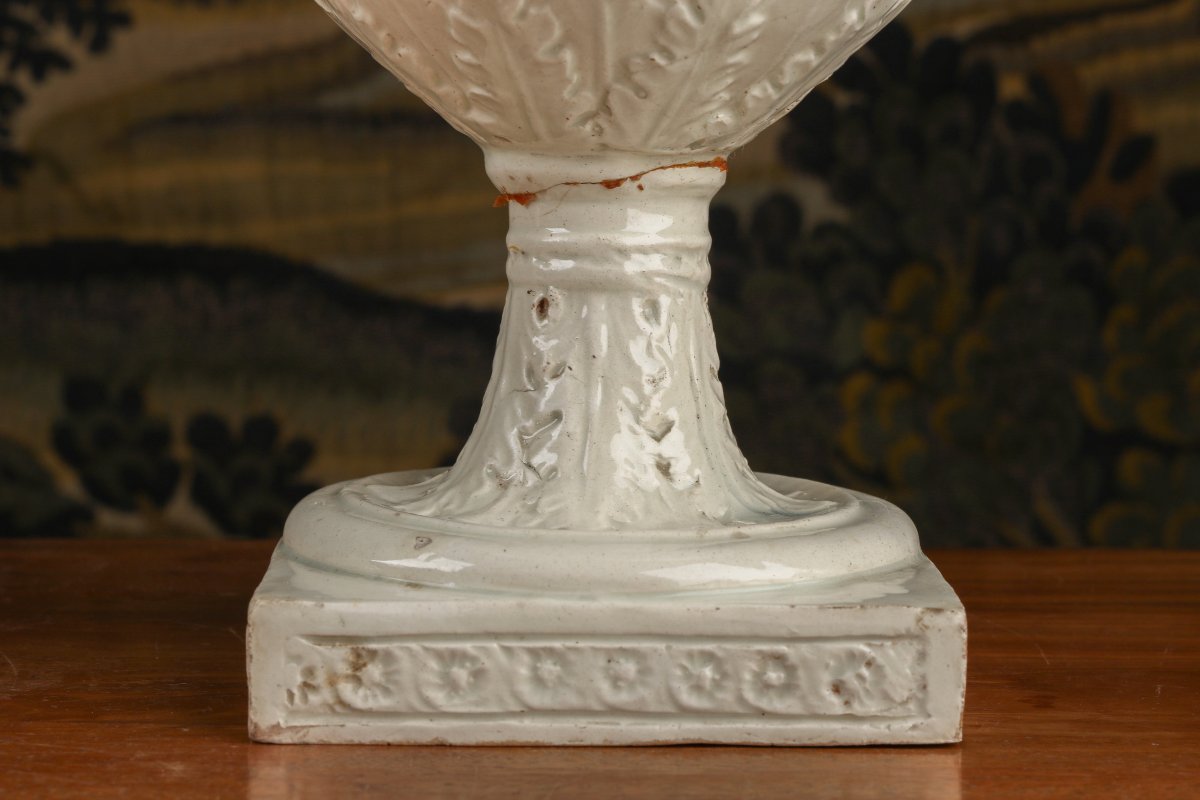 Pair Of Capodimonte Porcelain Vases-photo-3