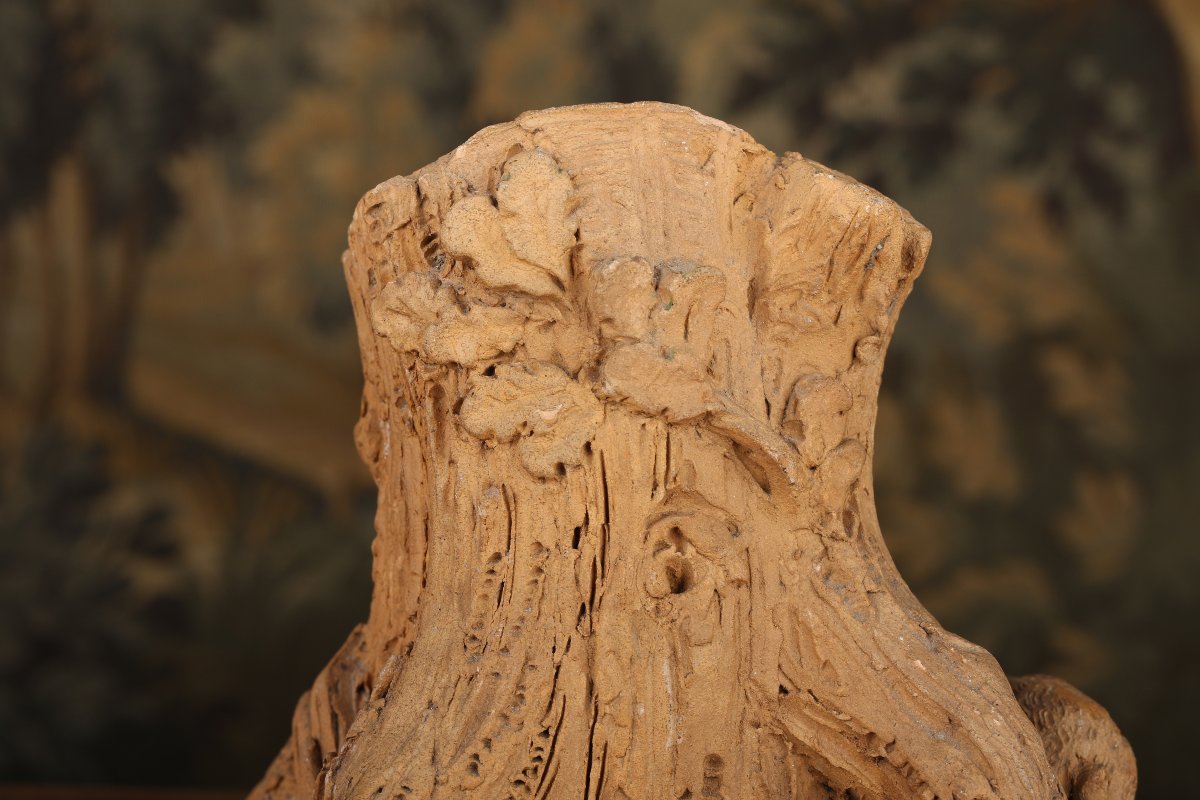 Paul François Choppin (1856–1937) Terracotta Pencil Holder-photo-4