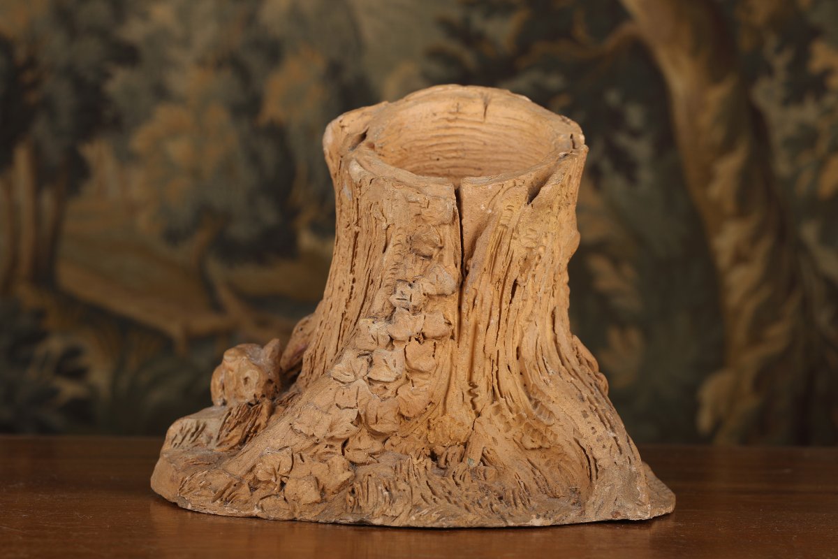 Paul François Choppin (1856–1937) Terracotta Pencil Holder-photo-2