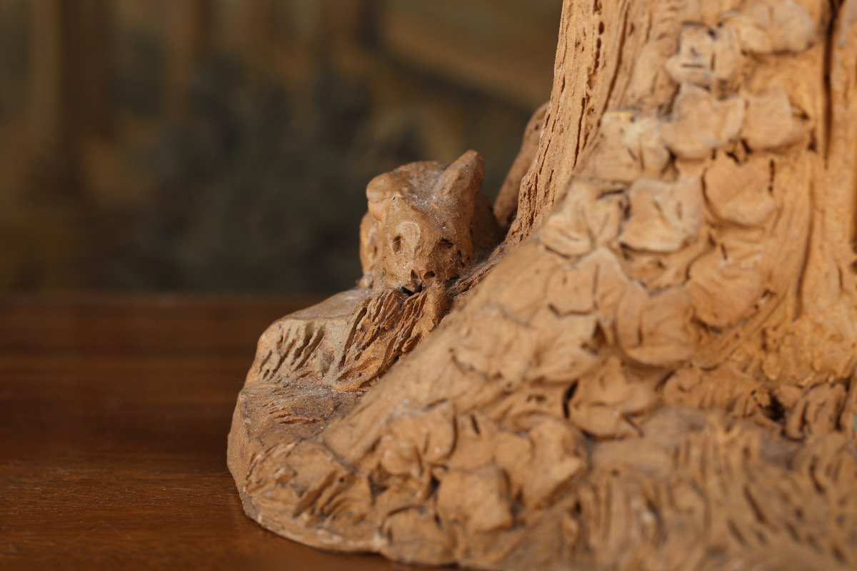 Paul François Choppin (1856–1937) Terracotta Pencil Holder-photo-4