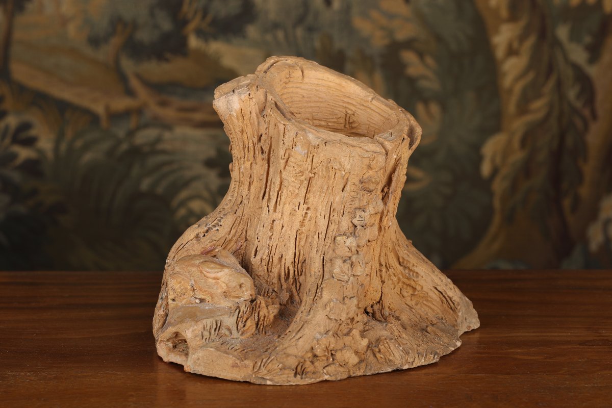 Paul François Choppin (1856–1937) Terracotta Pencil Holder