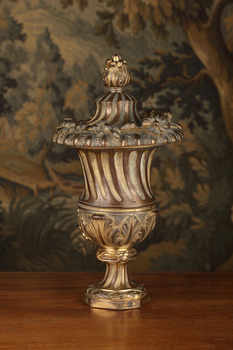 Boule de rampe d'escalier en bronze -photo-2