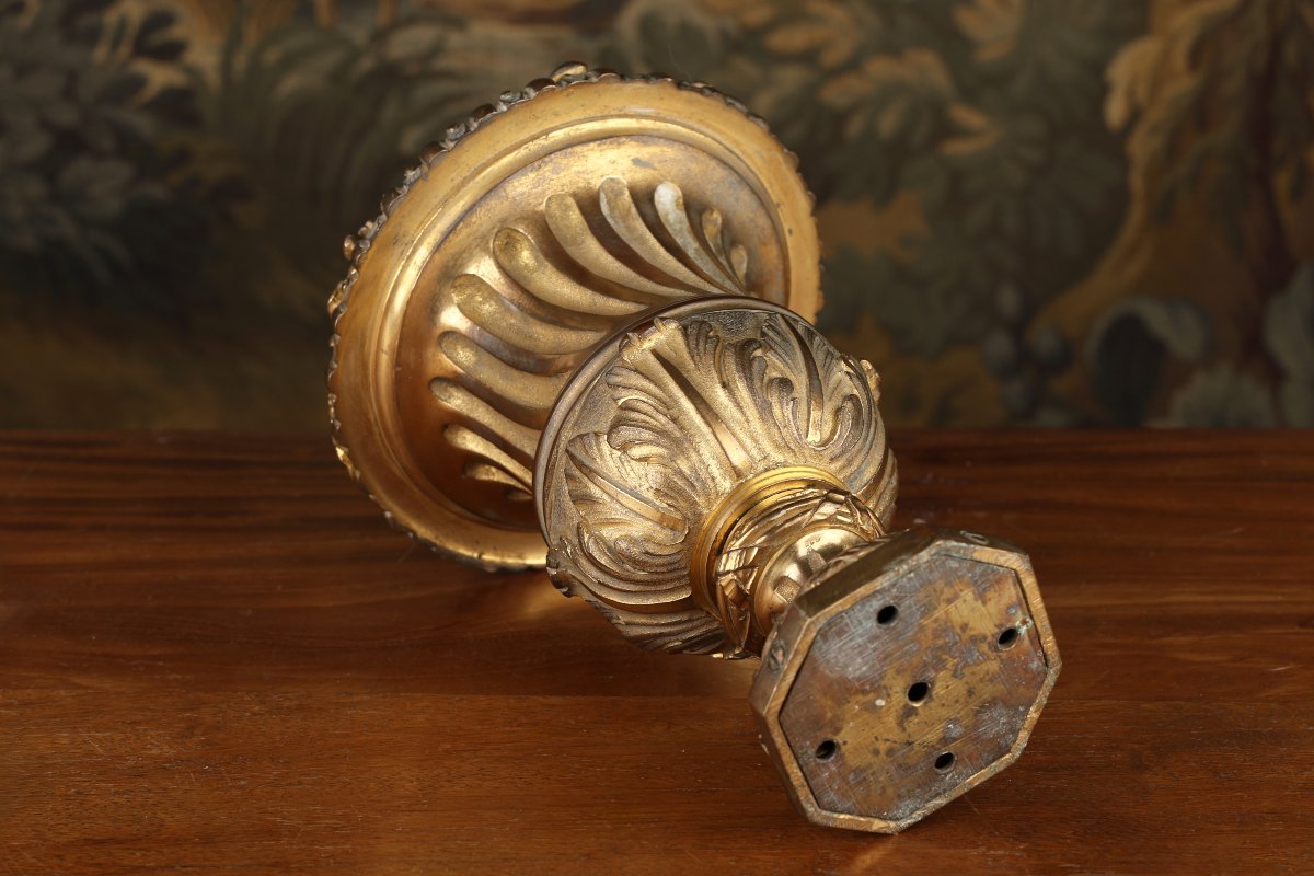 Boule de rampe d'escalier en bronze -photo-3