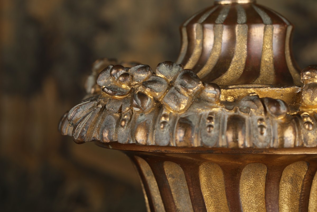Boule de rampe d'escalier en bronze -photo-5