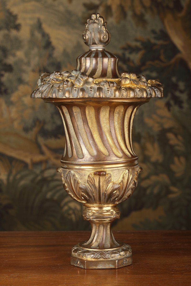 Boule de rampe d'escalier en bronze 