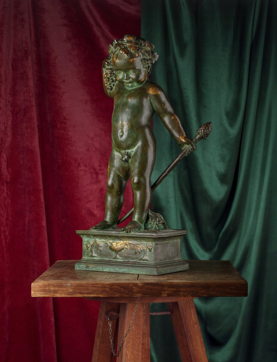 "bacchus As A Child" By Antonin Jean Paul Carlès (1851–1919)-photo-5