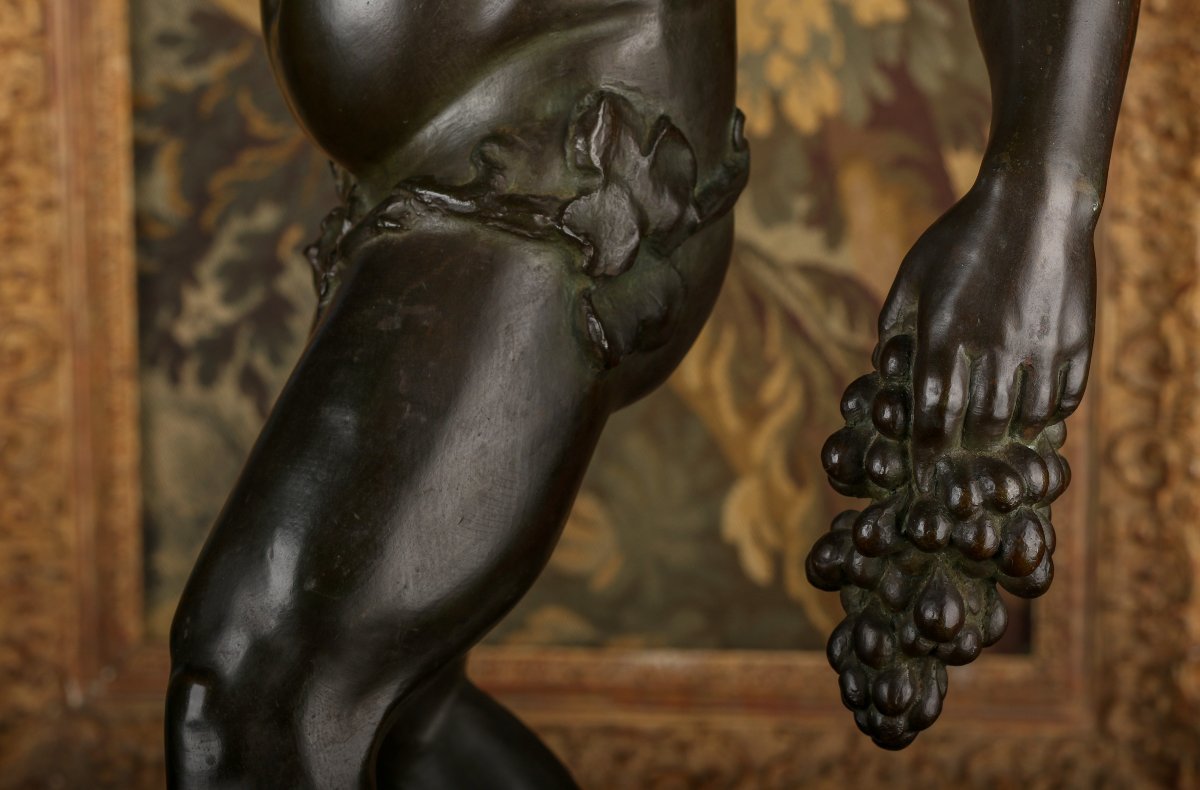 Bronze Sculpture Of "drunken Silenus" By Georg Kemper (1880–1948)-photo-7