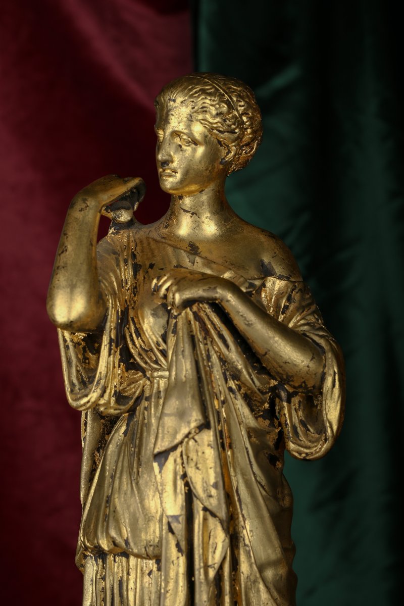 Figure en bronze présentant Diane de Gabies -photo-2