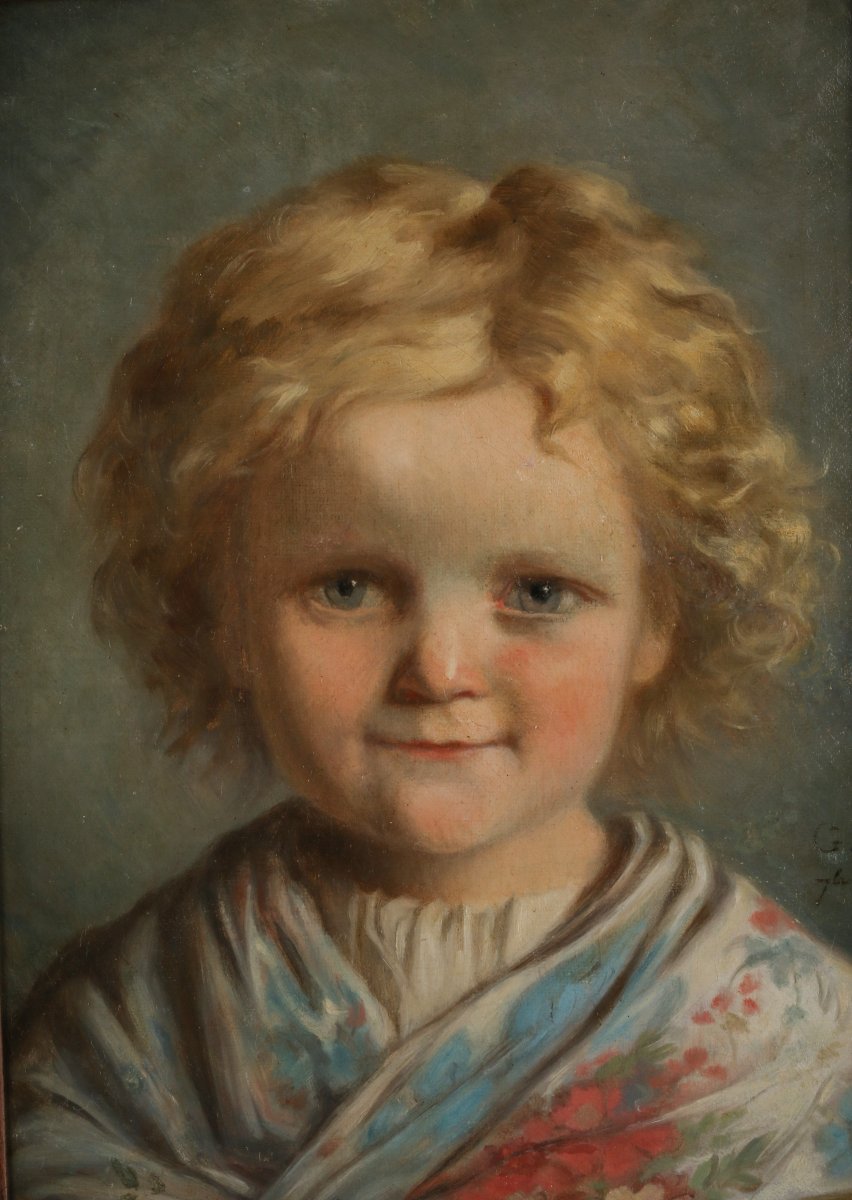 Portrait d'enfant d'époque XIXem-photo-2