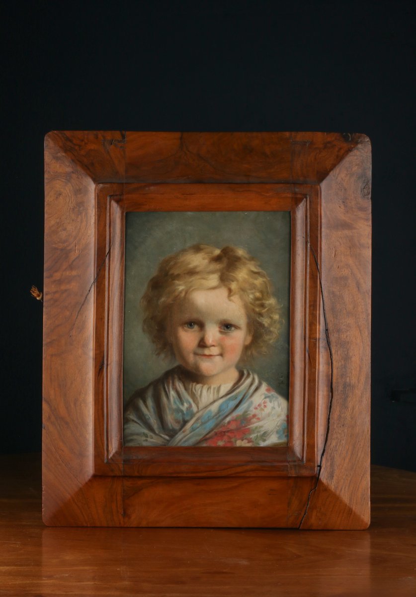 Portrait d'enfant d'époque XIXem