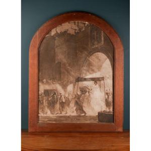 Grande gravure d'après Benjamin Constant