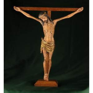 Spanish Christ On The Cross 17th Century