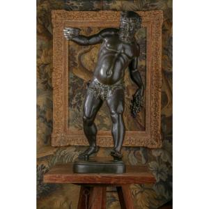 Bronze Sculpture Of "drunken Silenus" By Georg Kemper (1880–1948)