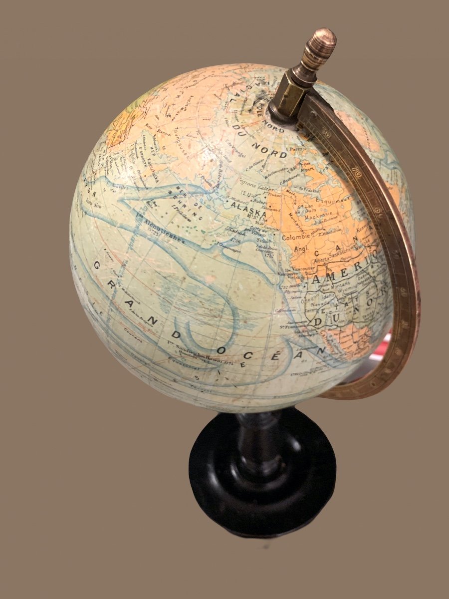 Terrestrial Globe, World Map By J. Forest -photo-2