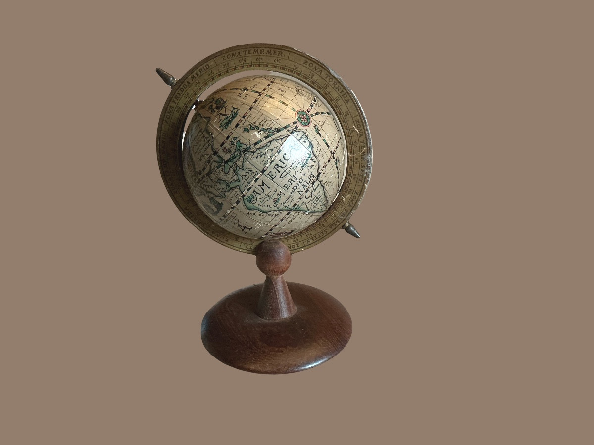 Very Small Globe From The 1950s/60s-photo-3