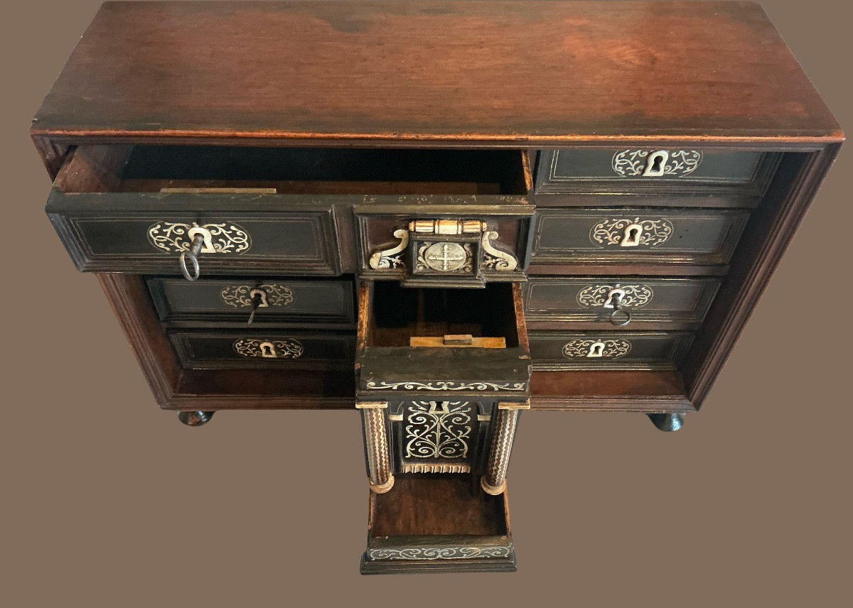 Cabinet Italien du XVIII ème , à secrets…-photo-4