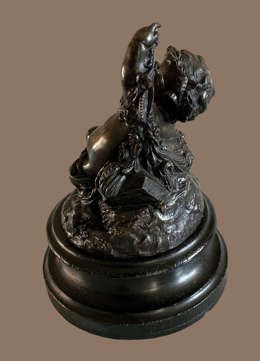 A Pair Of Putti Or Cherubs In Regula From The Napoleon III Period-photo-1