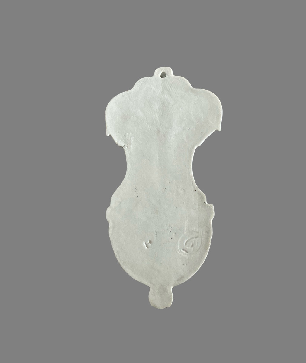 A 19th Century Porcelain Benitier-photo-2