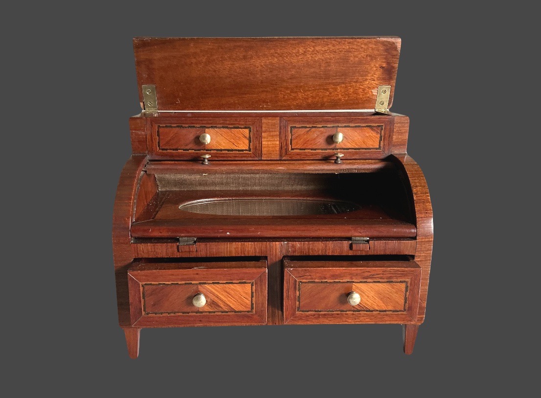 19th-century Cylinder-style Desk -photo-2
