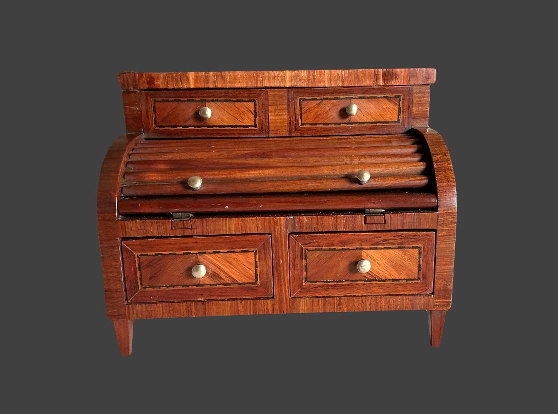 19th-century Cylinder-style Desk -photo-3