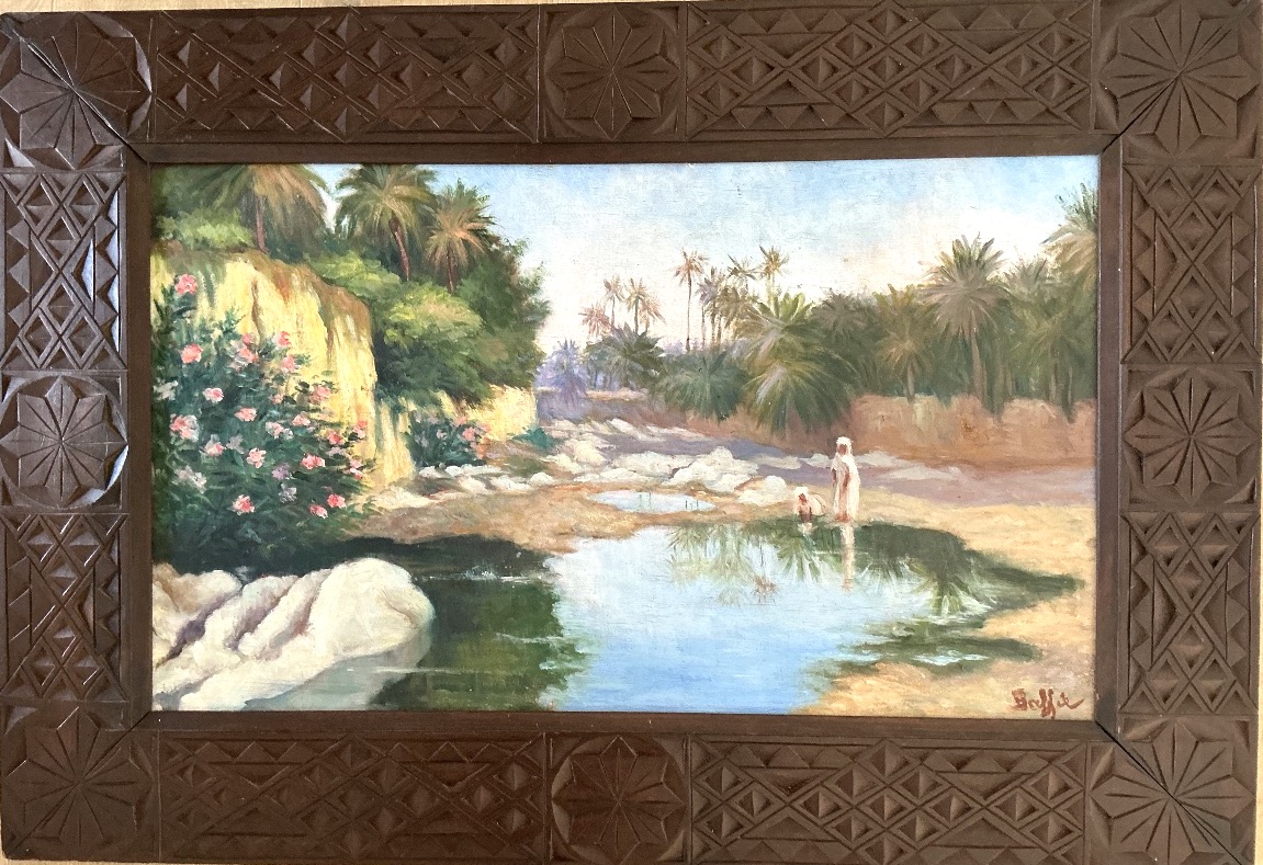 Tableau orientaliste ,signé Baffir