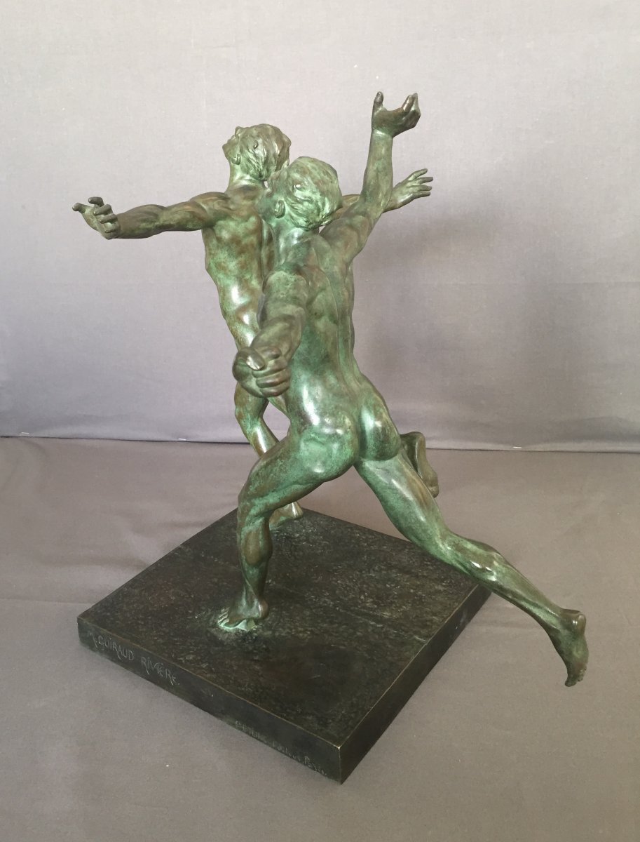 Guiraud Riviere, bronze Art Déco  -photo-3