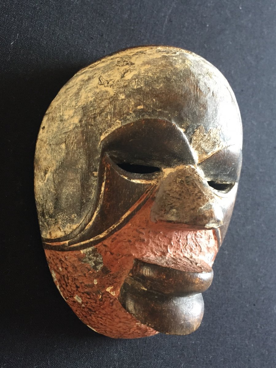 Very Small African Mask From Nigeria-photo-4
