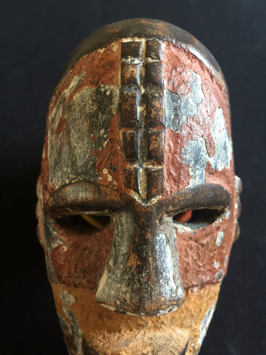 Very Small African Mask From Nigeria-photo-3