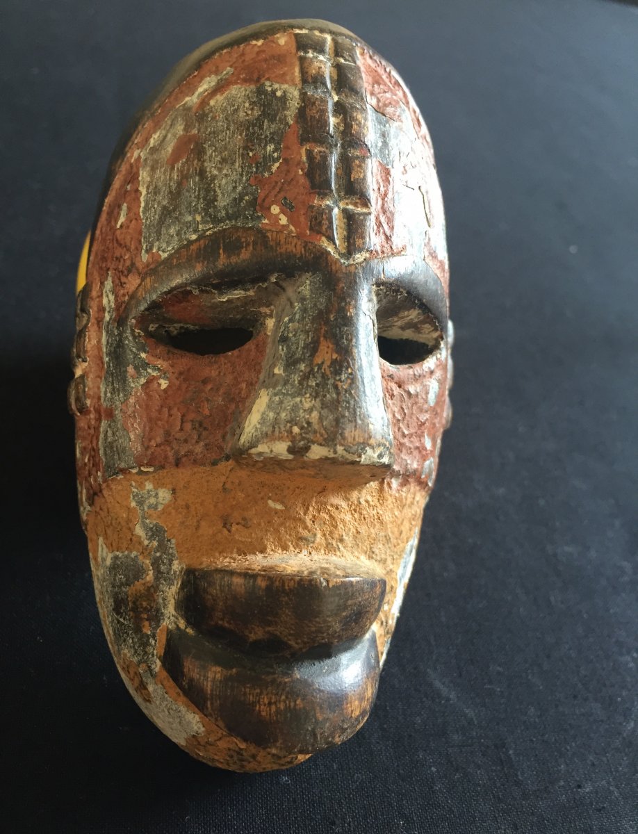 Very Small African Mask From Nigeria-photo-4