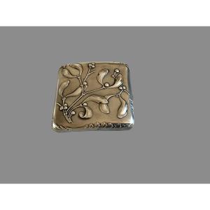 Art Nouveau Solid Silver Cigarette Case