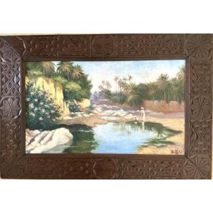Tableau orientaliste ,signé Baffir