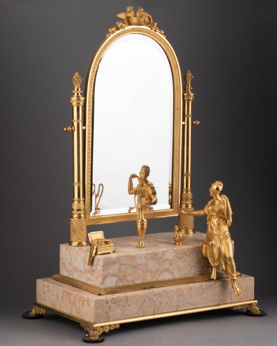 Miroir Psyché D’époque Empire, Début XIXe Siècle