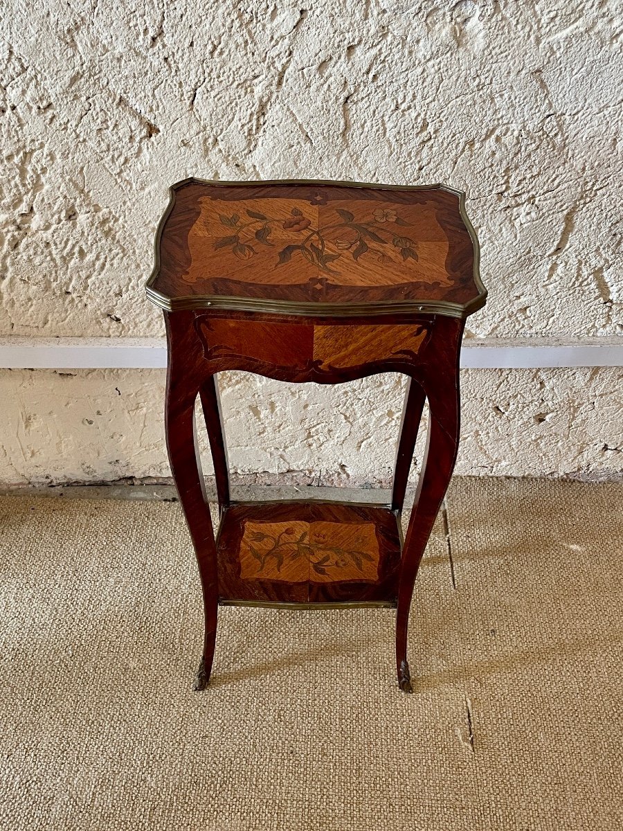 Petite Sellette De Style Louis XV, XIXe Siècle -photo-3