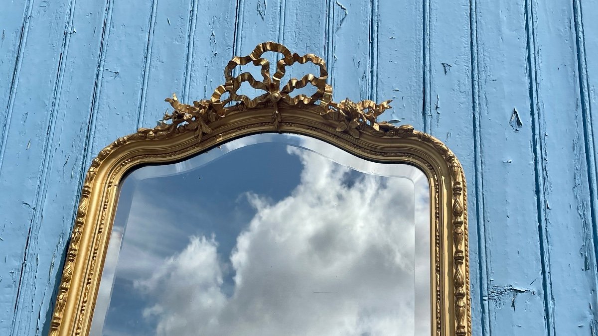 Louis XVI Style Mirror, 19th Century-photo-3