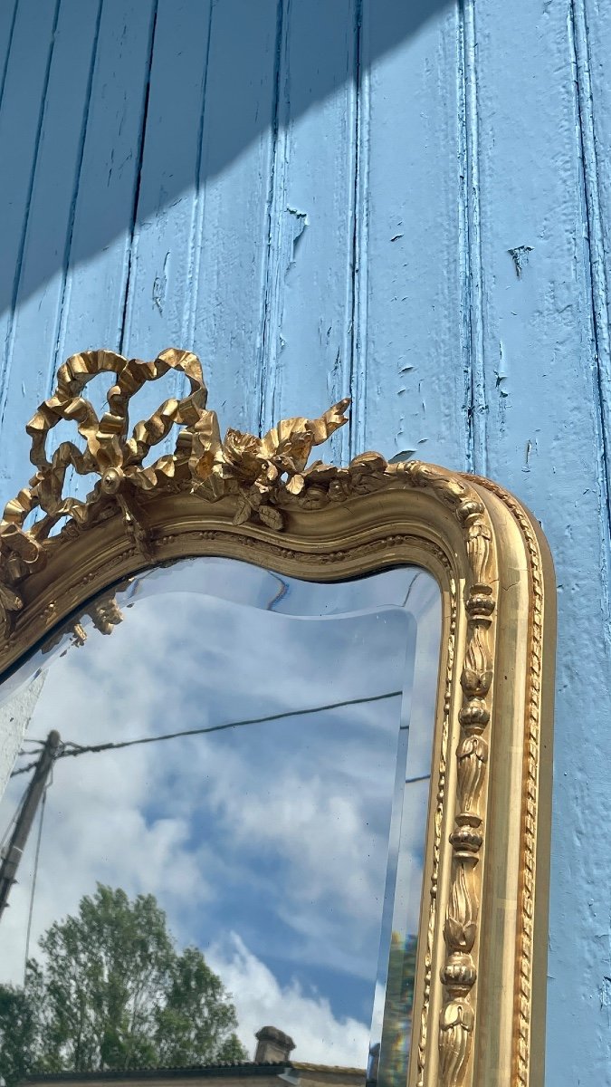 Louis XVI Style Mirror, 19th Century-photo-2