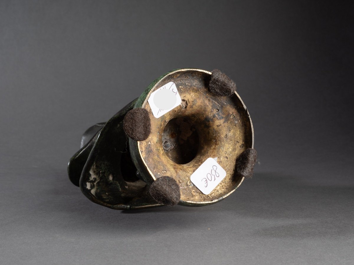 Small Bronze Bust Of Napoleon I, 19th Century-photo-1