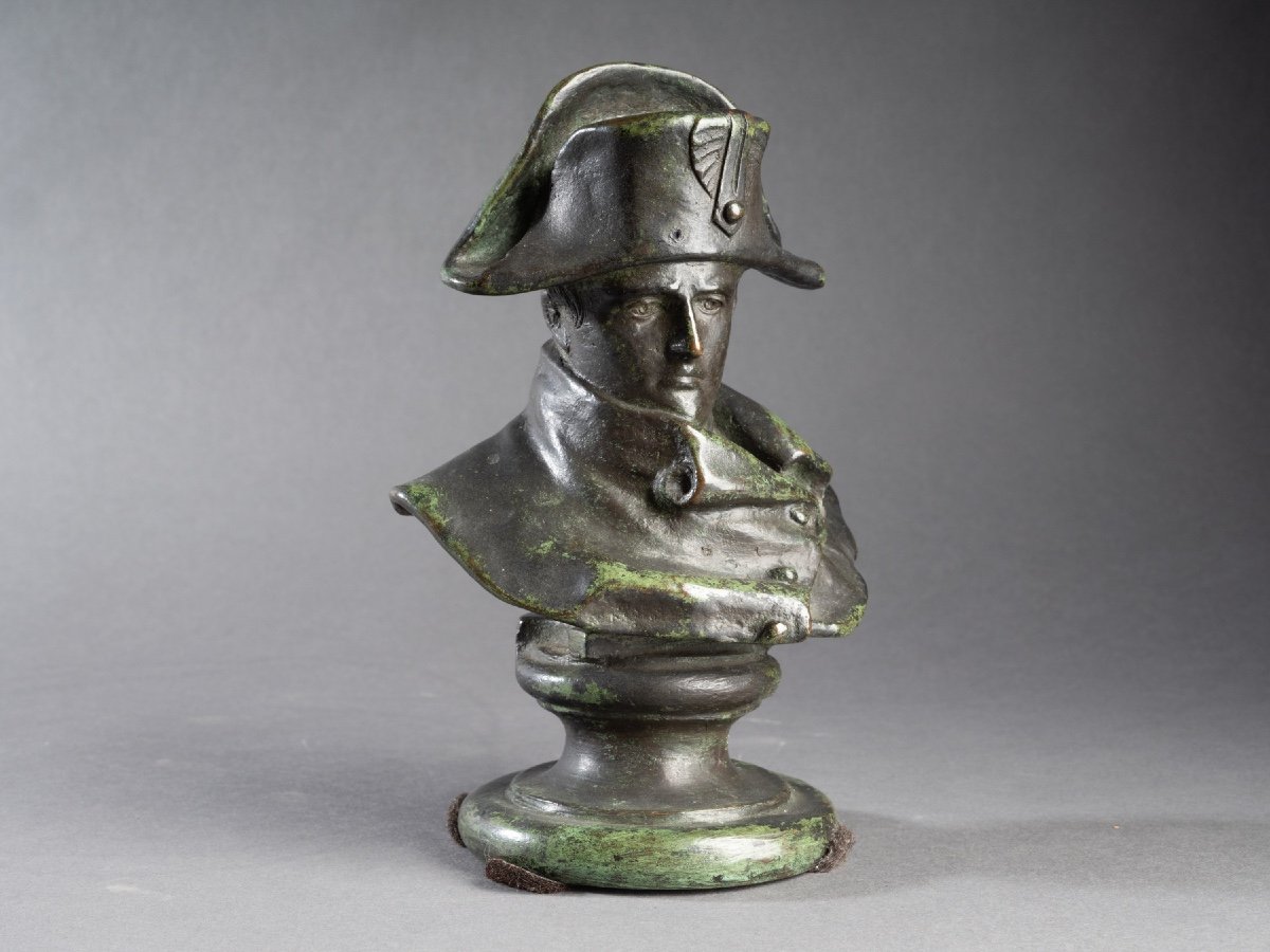 Small Bronze Bust Of Napoleon I, 19th Century