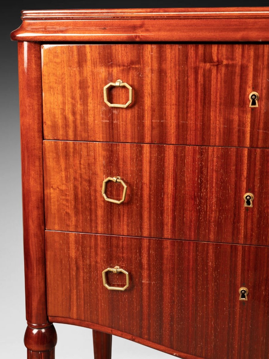Mid Century Rosewood Chest Of Drawers, 1950s-photo-4