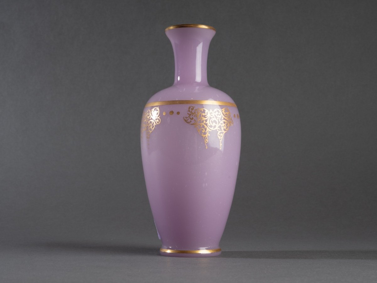 Petit Vase En Opaline, Baccarat, XIXe Siècle 