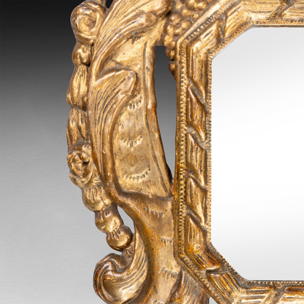 Italian Mirror, 17th Century-photo-2