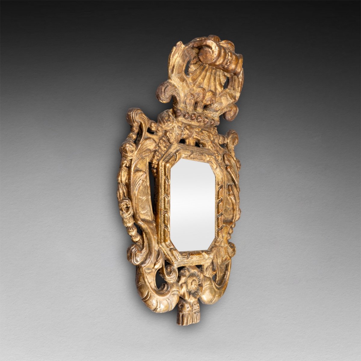 Italian Mirror, 17th Century-photo-1