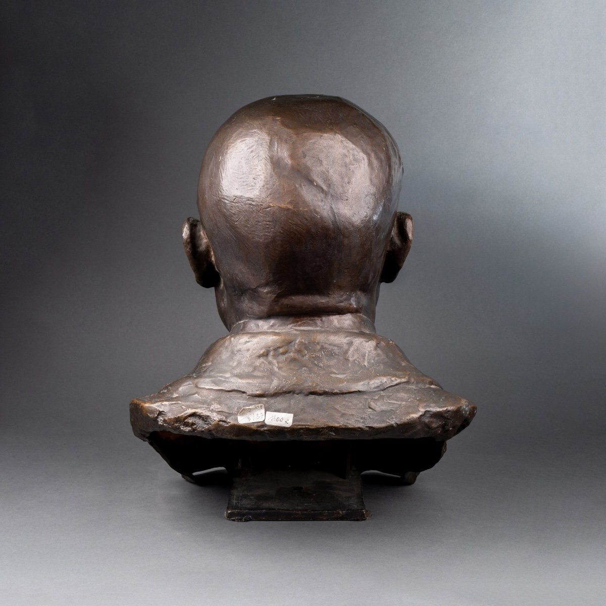 Bust Of Georges Clémenceau (1841 - 1929), Sculpted And Signed By Charles Hofman (1896 - 1965)-photo-4