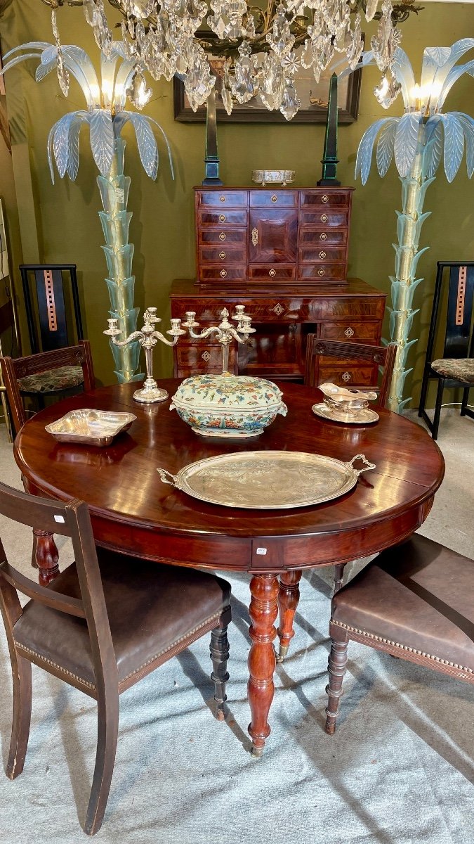 Mahogany Dining Table, 19th Century-photo-4