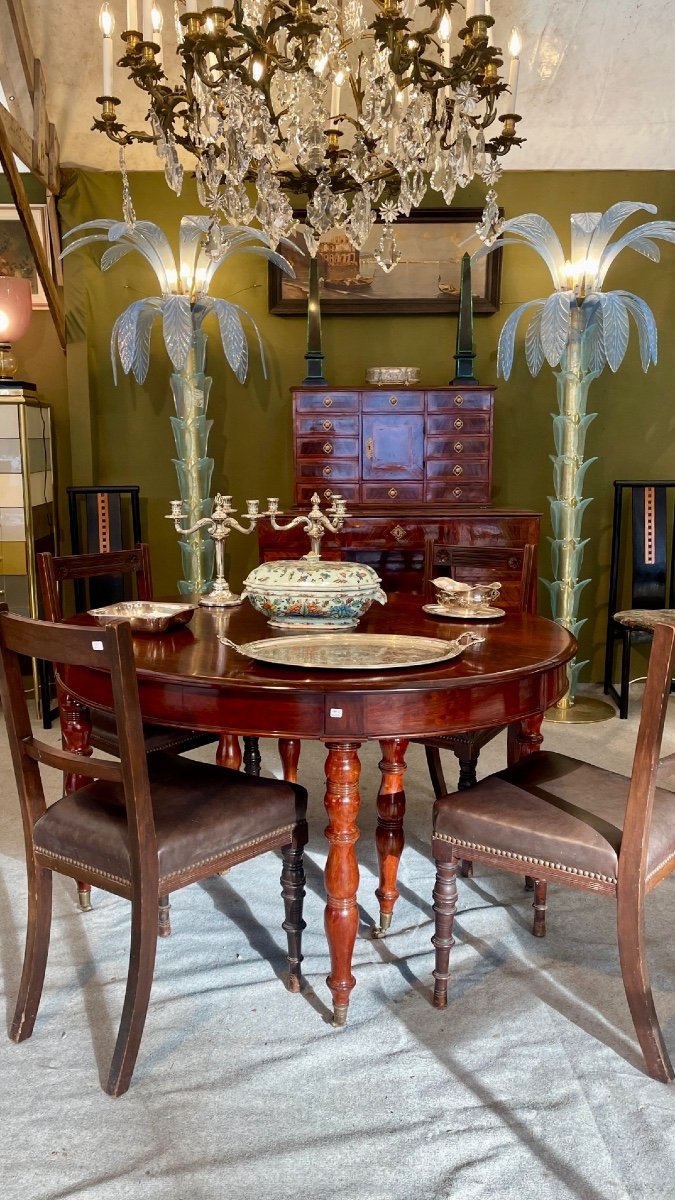 Mahogany Dining Table, 19th Century-photo-2
