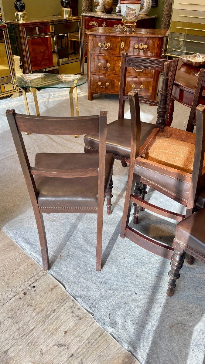 Suite Of 6 Chairs, 19th Century-photo-5